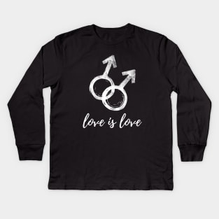 Love is Love Queer Kids Long Sleeve T-Shirt